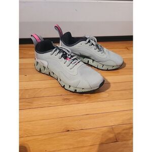 Reebok Womens Zig Dynamica Adventure HR1887 Gray Running Shoes Sneakers Size 11